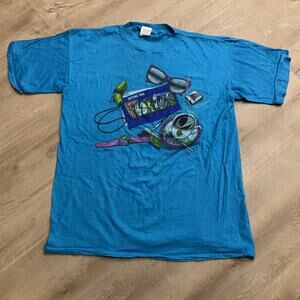 Vintage 90's Greetings From Florida Vacation Tourist T-Shirt Men's XL Souvenir